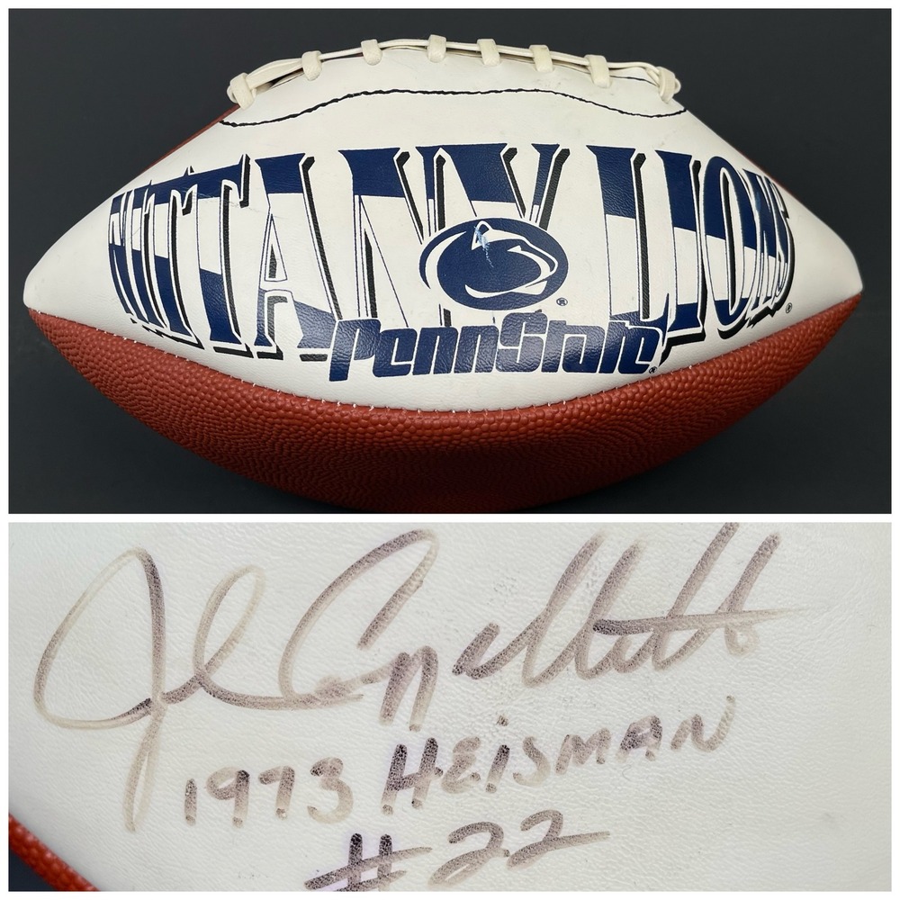 Vtg Penn State Nittany Lions Football John Cappelletti Signed #22 Heisman 1973